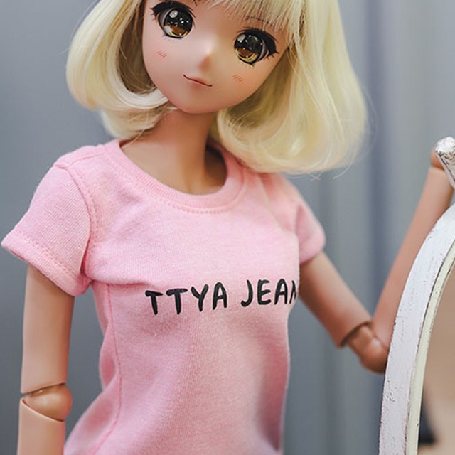 [선주문] [SD13 Girl &amp; Smart Doll] 베이직 티셔츠 - 핑크