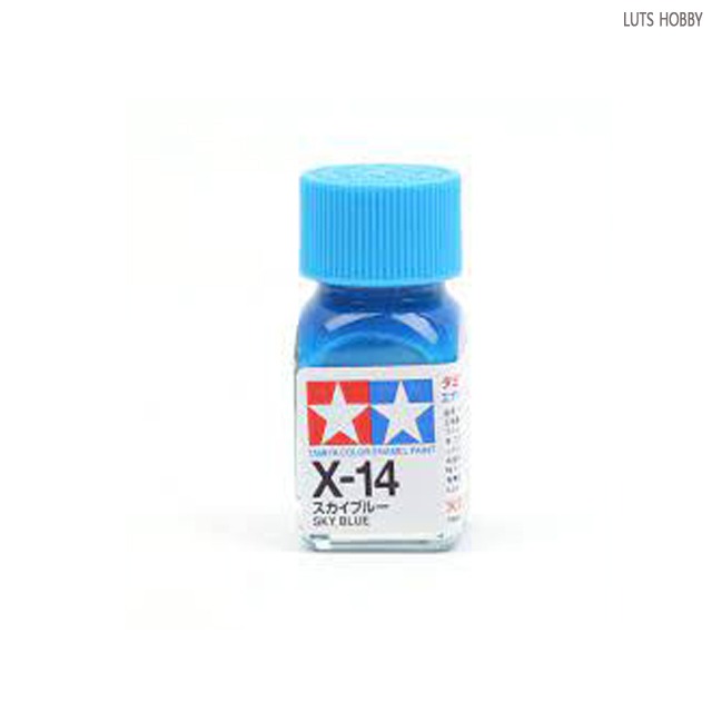 타미야 에나멜 X-14 유광 스카이 블루 80014