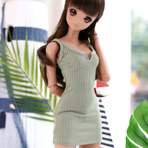 [선주문] [SD13 Girl &amp; Smart Doll] 민소매 원피스 - 카키