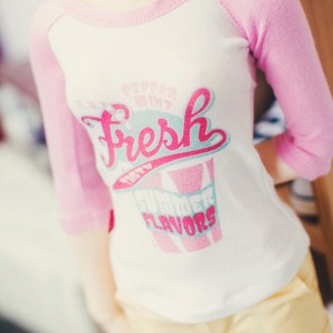 [선주문] [SD13 Girl &amp; Smart Doll] 아이스크림 티셔츠 - 핑크