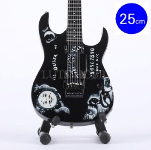 미니어쳐 악기 콜렉션 기타 모형 25cm 메탈리카 st 01