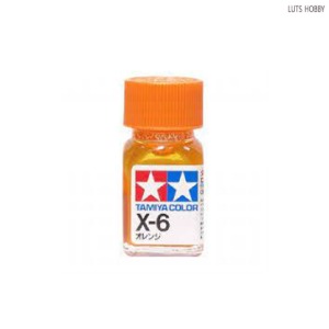 타미야 에나멜 X-6 유광 오렌지 80006