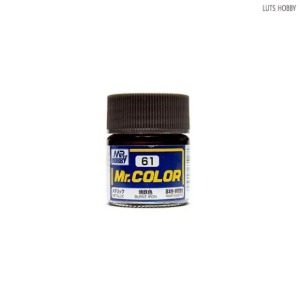 GSI 군제 Mr.color (락카 일반칼라) C61 번트 이이언 (탄쇠색) (메탈)