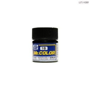 GSI 군제 Mr.color (락카 일반칼라) C18 RLM70 블랙그린 (반광)