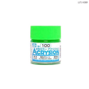 GSI 군제 Acrysion Mr.color N100 Fluorescent Green (광택)