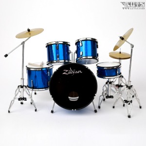 미니어쳐 악기 콜렉션 드럼 세트 15 - 질드지안(질젼) 블루