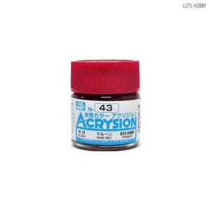 GSI 군제 Acrysion Mr.color N43 Wine Red (광택)