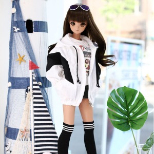 [선주문] [SD13 GIRL &amp; Smart Doll] 윈터스크린 점퍼 - W.블랙